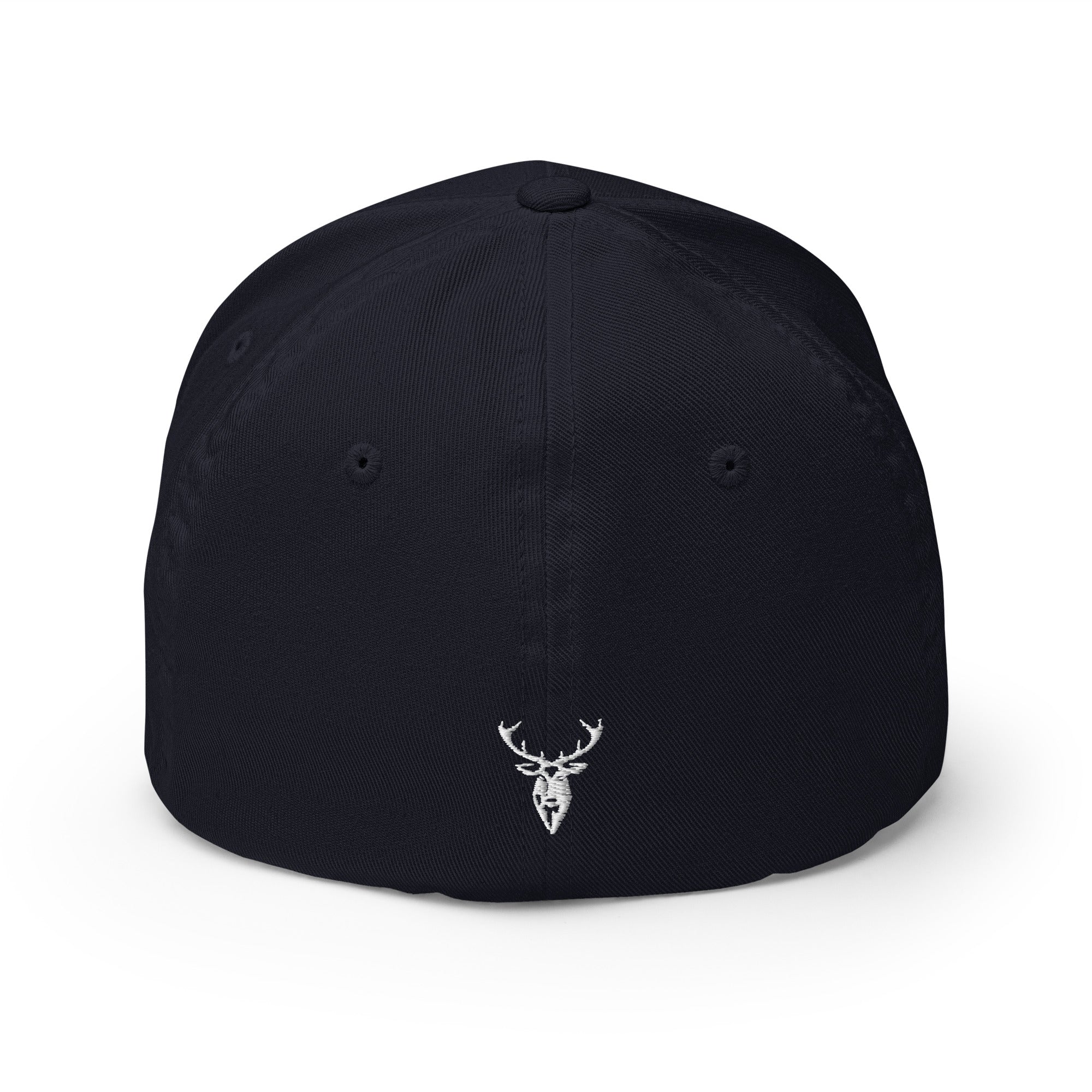 Embroidered Structured Cap navy back view