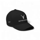 Embroidered Structured Cap black front view