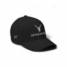Embroidered Structured Cap black front view