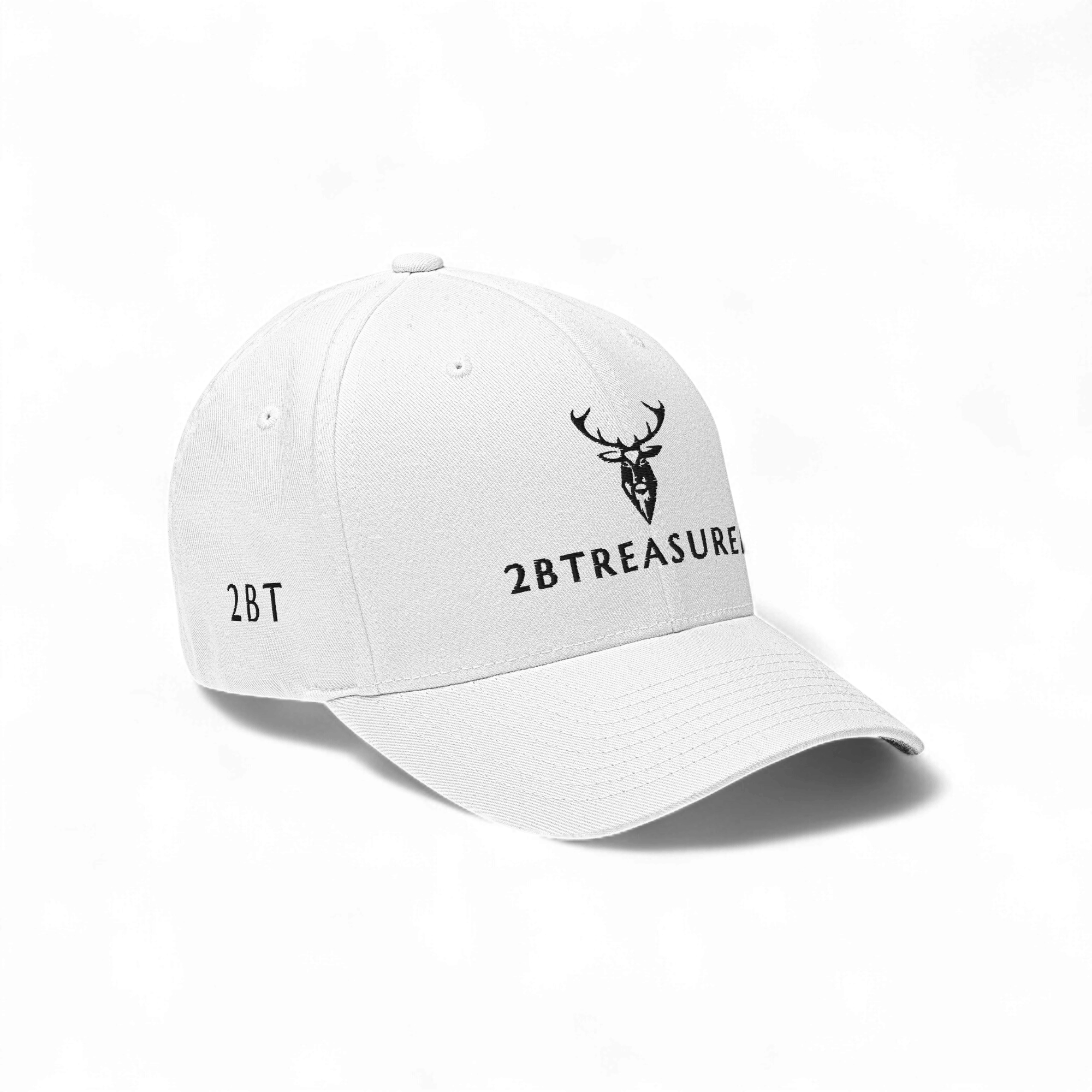 Embroidered Structured Cap white