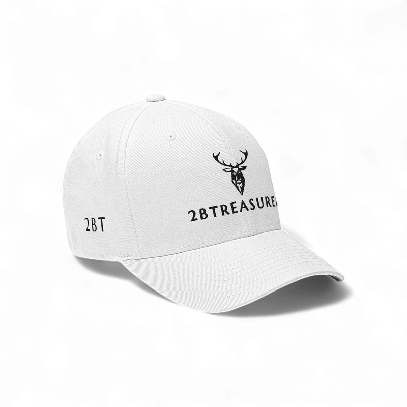 Embroidered Structured Cap white