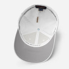 Embroidered Structured Cap inside view of white hat