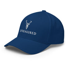 Embroidered Structured Cap front left view royal blue colour