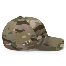 Embroidered Structured Cap, Multicam Green right side view
