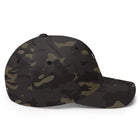 Embroidered Structured Stag Cap camo side view