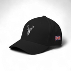 Embroidered Structured Stag Cap with British Flag