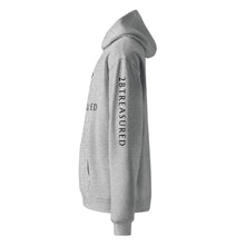 Oversized Cotton Hoodie, Athletic Heather left side view