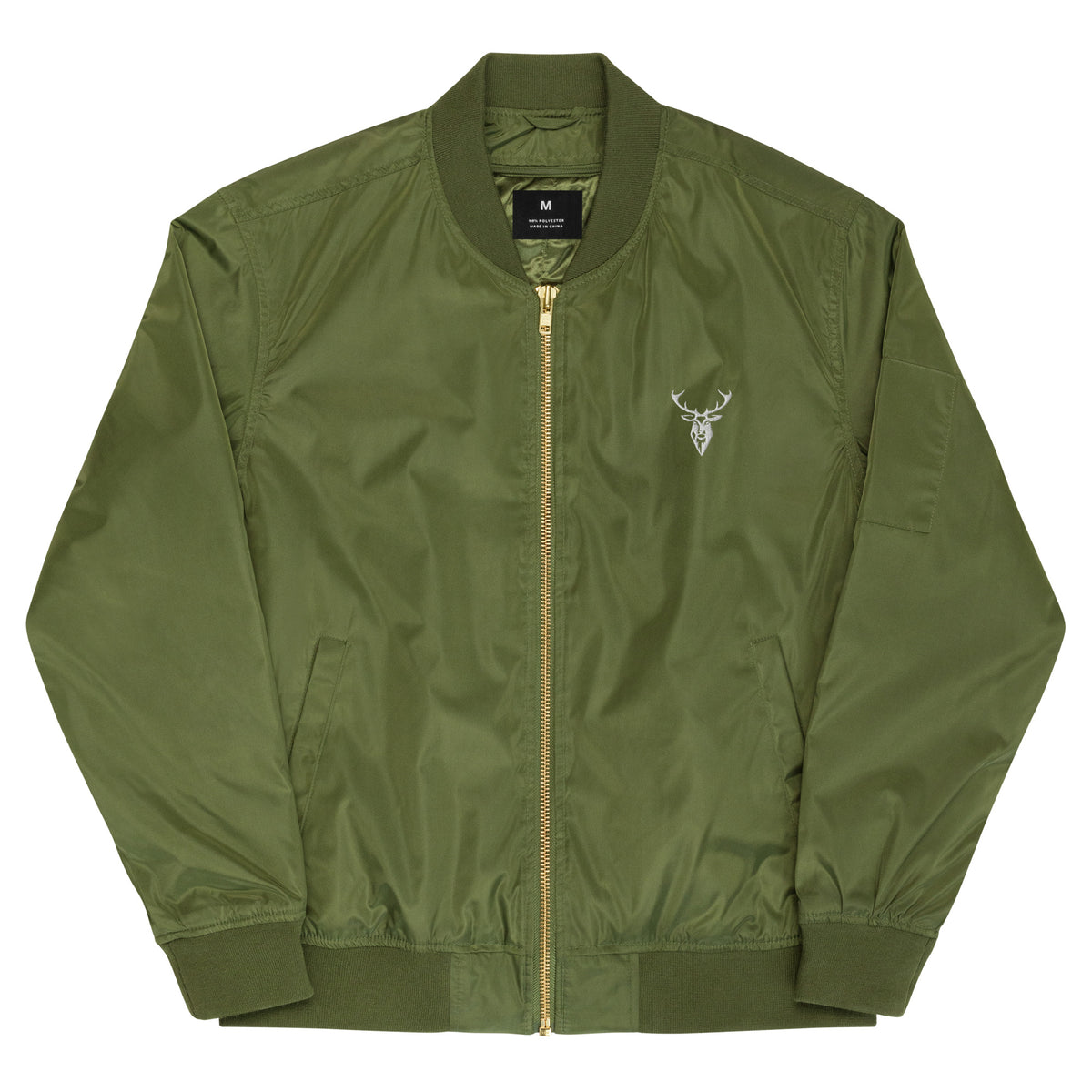 Embroidered Lightweight Bomber Jacket, (Front Branding)