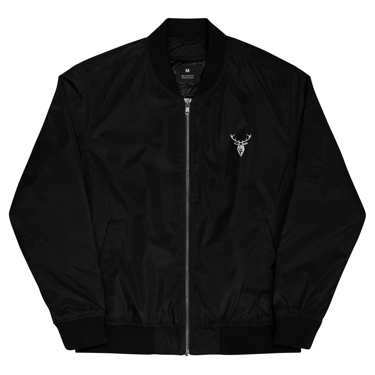 Embroidered Lightweight Bomber Jacket, (Front Branding)