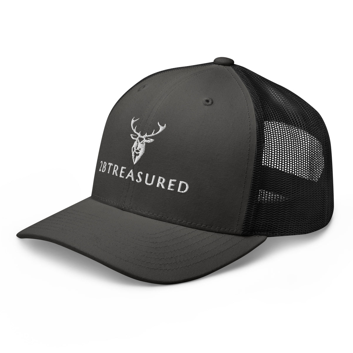 Embroidered Trucker Snapback Cap