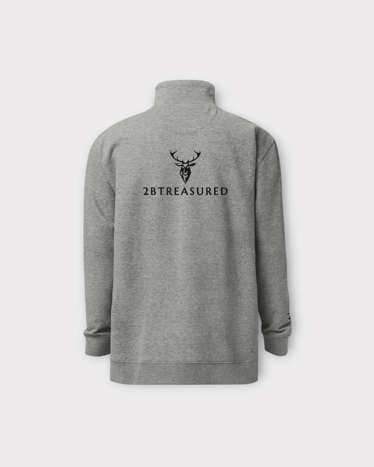 Embroidered Fleece Pullover Sweater