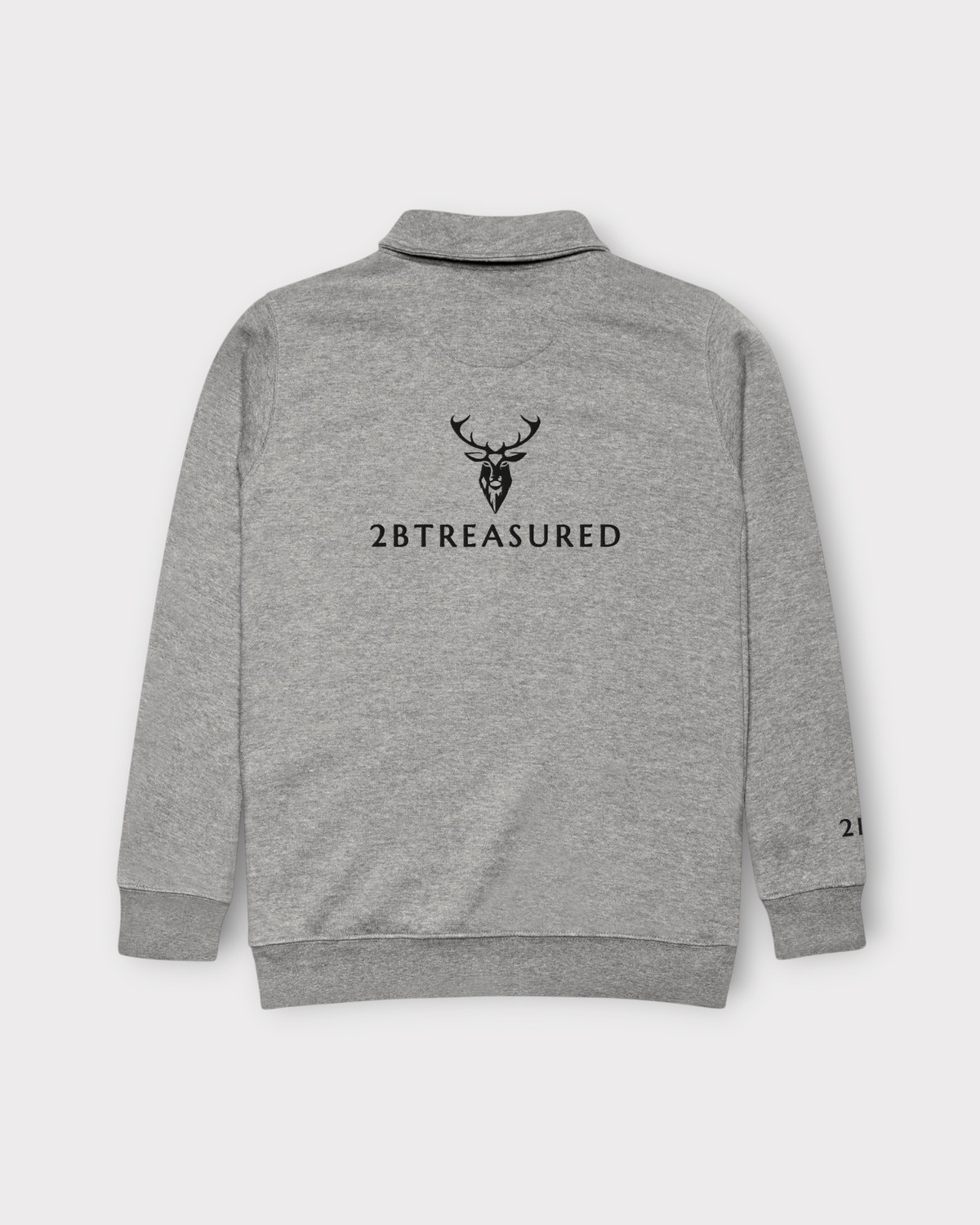 Embroidered Fleece Pullover Sweater