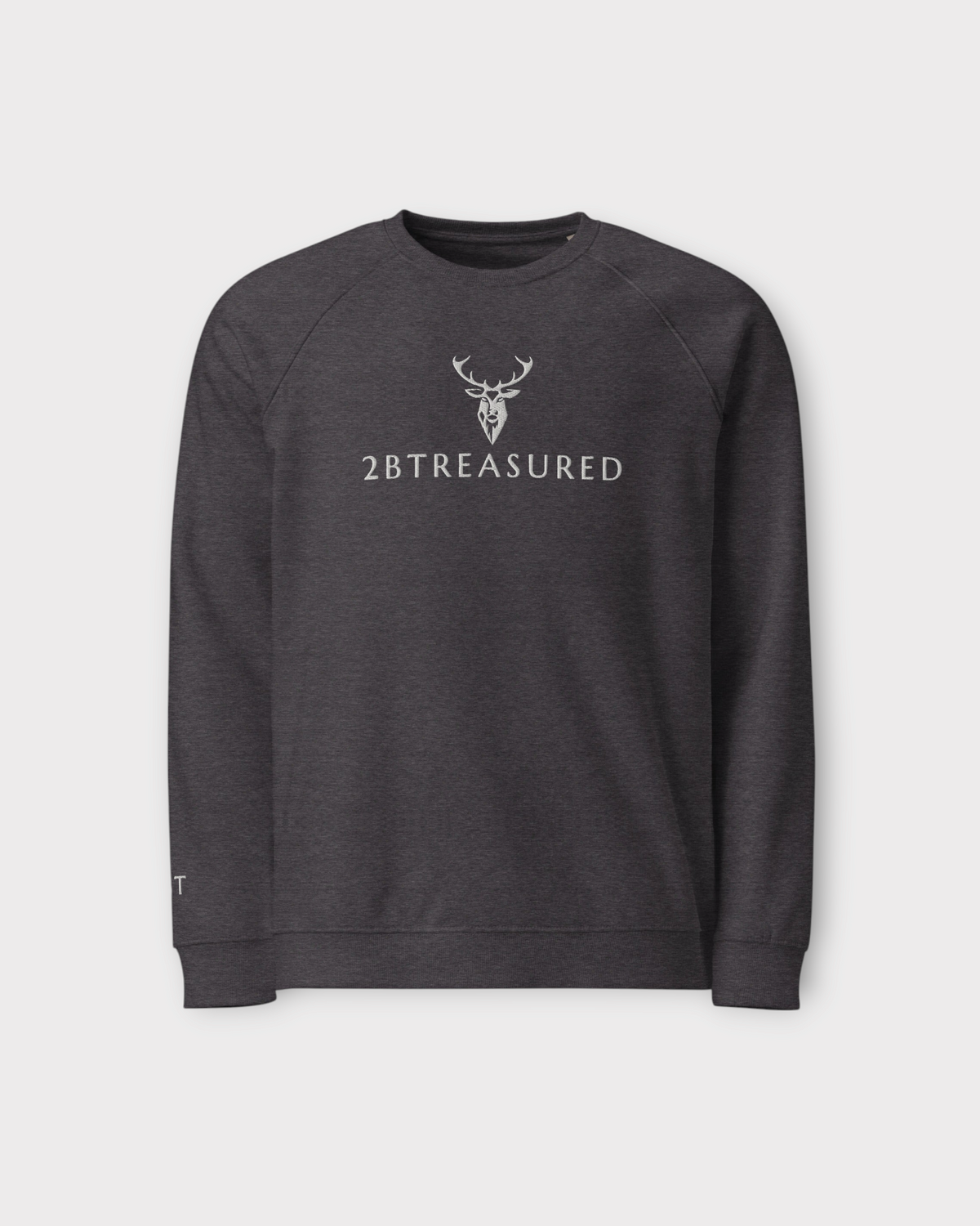 Embroidered Organic Soft Cotton Sweatshirt