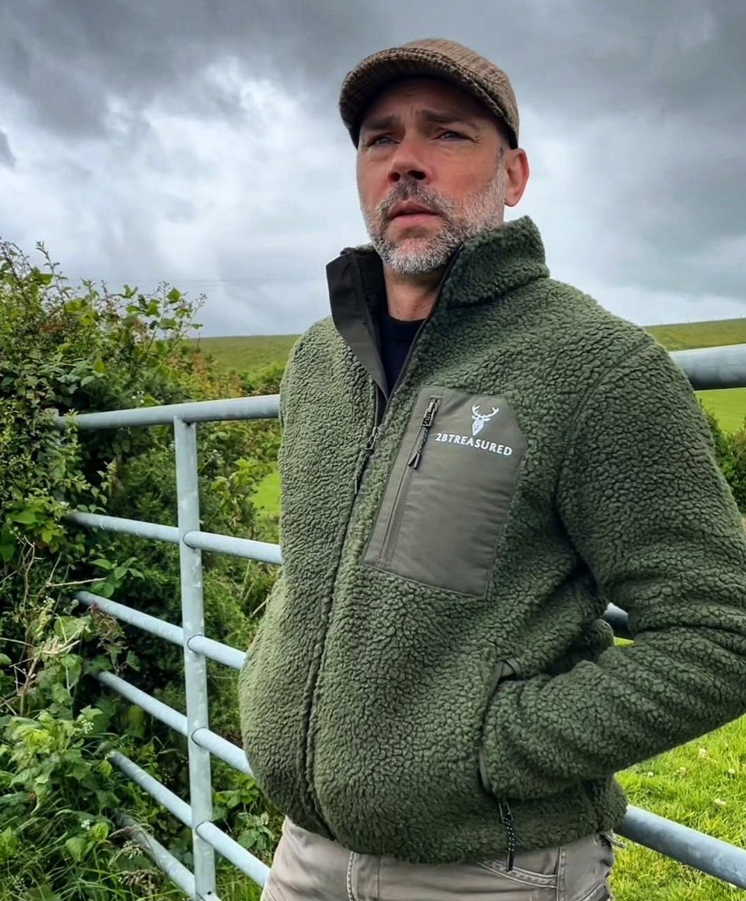 Snowdon Sherpa Fleece Army Green 2BTreasured 2BTreasuredUK