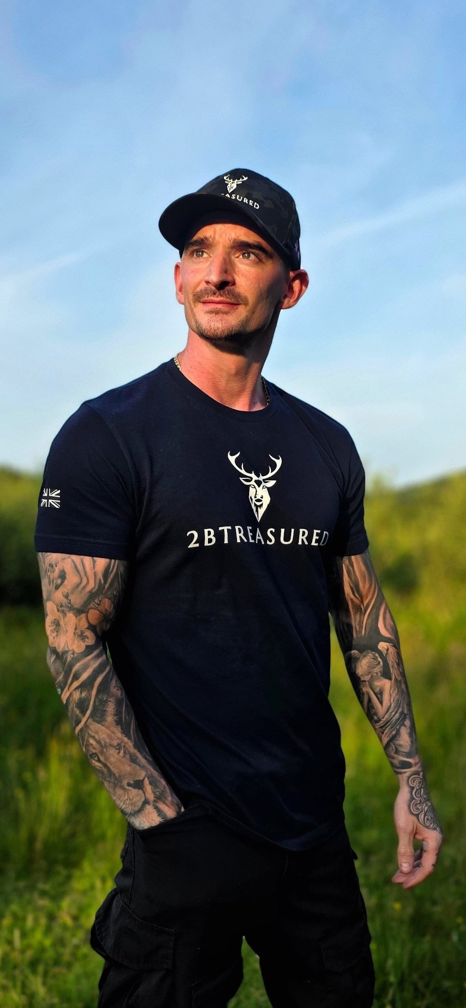 Thistle T-Shirt with British Flag