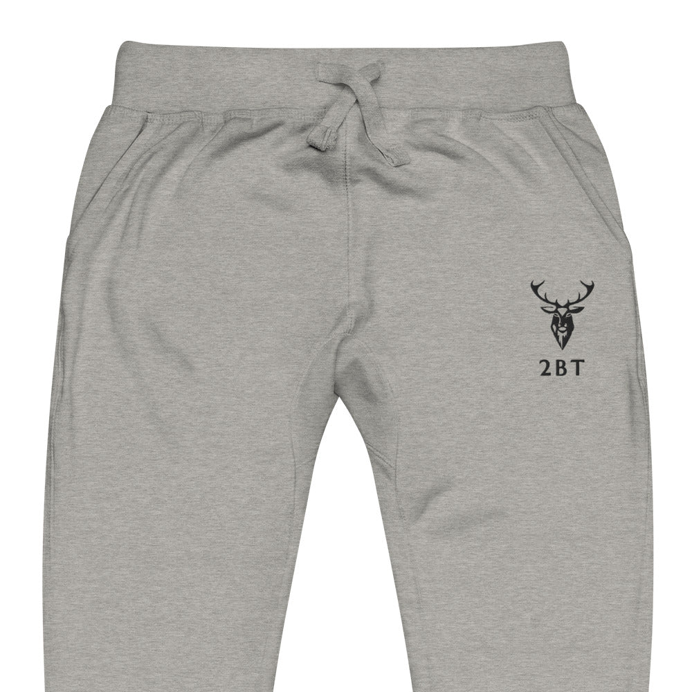 Embroidered Mens Cotton Fleece Joggers