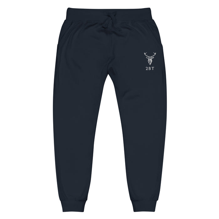 Embroidered Mens Cotton Fleece Joggers